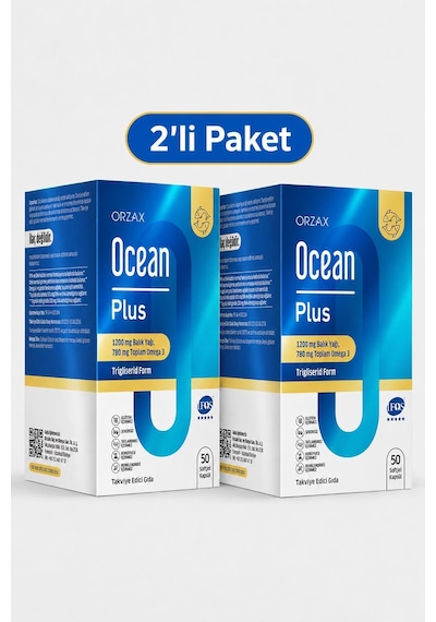 Ocean Plus 1200 Mg 50 Softjel Kapsül 2 Adet