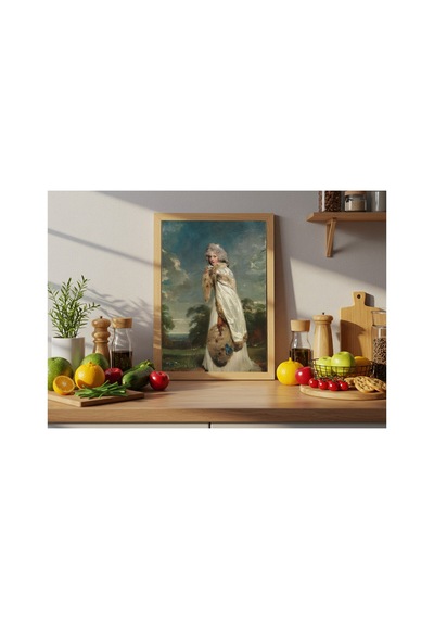 Botanik Lawrence Elizabeth Farren Portresi Çerçevesiz Poster 21x30 Cm A4 Botanik Doğa Tarihi