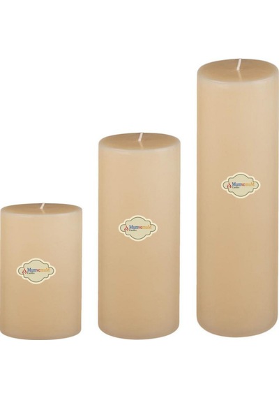 Big Çap : 10 Cm Set Mum Krem Krem