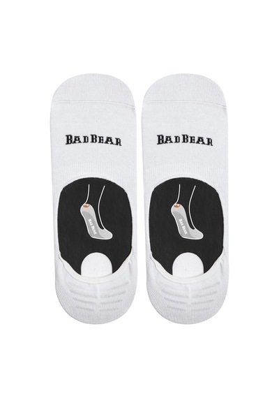 Bad Bear Erkek Çorap Core Zero-23188 Beyaz