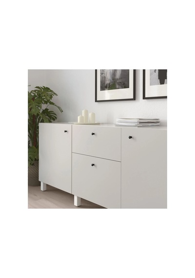 Ikea Eneryda 2'li Mobilya Kulpu 20 Mm Siyah