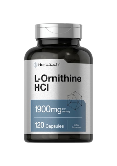 Horbäach L Ornithine Hcl 1900mg 120 Quick Release Capsul.ma...