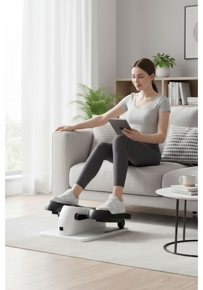 T-232 Stepper Egzersiz Aleti / Led Ekran / Ayarlanabilir Hız / Uzaktan Kumanda / Direnç Lastiği