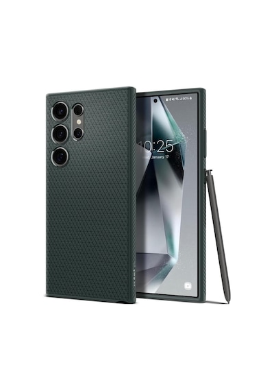 Spigen Galaxy S24 Ultra İle Uyumlu Kılıf Liquid Air Abyss Green