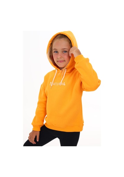 Toontoy Kız Çocuk Nakışlı Sweatshirt Hardal
