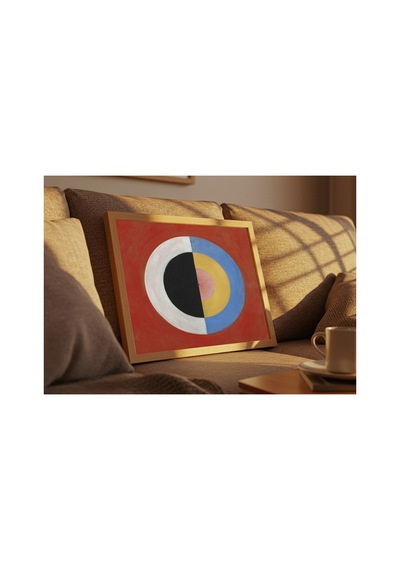 Hilma Af Klint Kuğu No.17 Çerçevesiz Poster 30x42 Cm A3 Tablo Soyut Sanat Duvar Dekoru