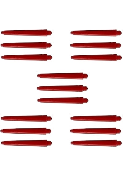 5 SET (15 Adet) 35mm DARTSAN NYLON DART ŞAFT-SHAFT. Kırmızı