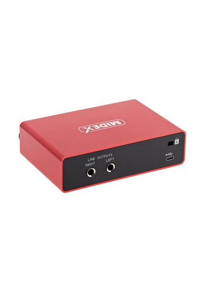 Glx-700rd-h Üst Segment Usb Stüdyo Ses Kartı 2 Giriş 2 Çıkış 24bit/192khz Kulaklık Ve Kablo Dahil