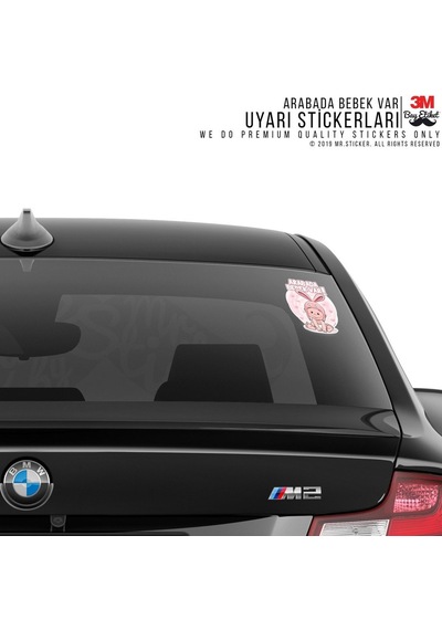 Bob21 Tavsan Sapkali Arabada Bebek Var Sticker