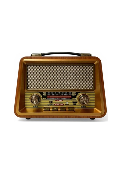 Lexroo Rt-680 Gerçek Ahşap Eskitme Bluetooth Hoparlör Mp3 Çalar Müzik Kutusu Nostaljik Radyo