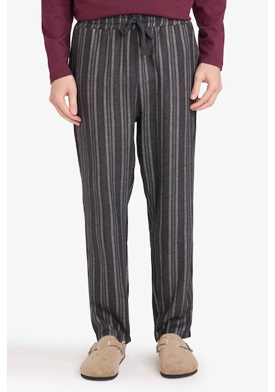 Defacto Regular Fit Çizgili Uzun Kollu 2li Flanel Takım G8179ax26spbr170 Bordo-br170