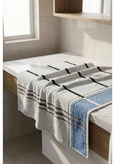 Marina Banyo Havlusu - 100x150 Cm, 750 Gr, %100pamuk, Spa Ve Otel Havlusu, Günlük Kullanım Beyaz