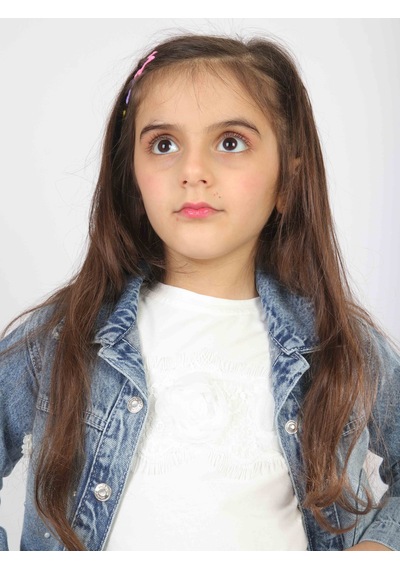 Xo Kids Kız Çocuk 3lü Alt Üst Jean Takmı 1-4 Yaş Set0481 Mavi