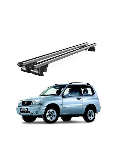 Venüs Suzuki Grand Vitara 3d 1999-2005 Uyumlu Gri Ara Atkı Port Bagaj Tavan Barı
