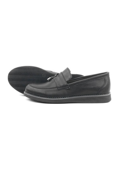 Rakerplus Siyah Mat Loafer Klasik Çocuk Ayakkabısı Siyah