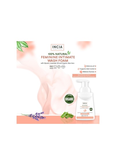 %100 Doğal İntim Yıkama Köpüğü Ph 3.8 Beyazlatma Etkili Ve Koku Önleyici Vegan 200 Ml