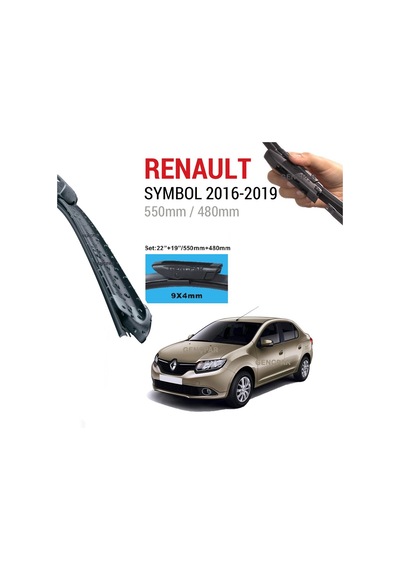 Renault Symbol Silecek Takımı 2016-2019