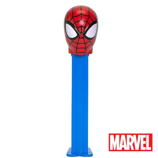Pez Dispenser Spider-man Meyve Aromalı Şekerleme Makinesi Ve Şekerleme Yedekleri