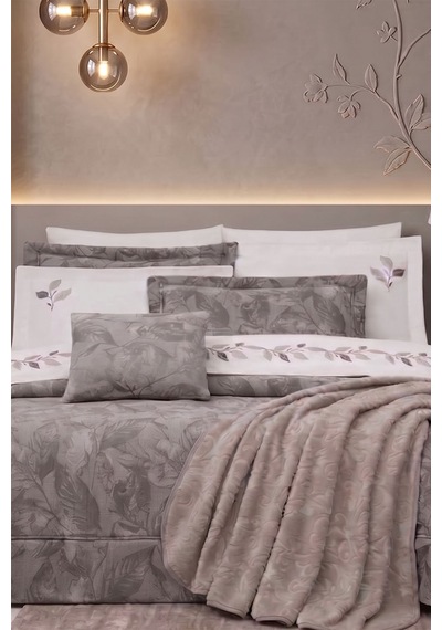 Özdilek Leaf Scape Çeyiz Seti 17 Parça - Bej