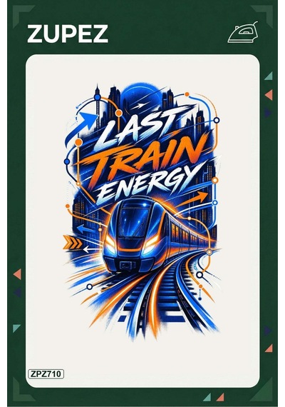 Zpz710 Last Train Energy Ütüyle Uygulanabilir Transfer Baskı - 911529631