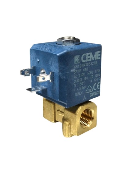 Ceme Ütü Solenoid Valf 1/4 Ayarsız 6612 Ty 70006/ae İtalyan Sanayi Ütü Buhar Valfi Solenoid