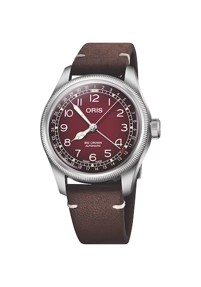 Oris Big Crown Oris X Cervo Volante 40 Mm Otomatik Saat 01 754 77 Bordo