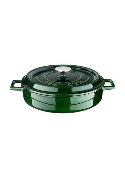 Lava Metal Dökme Demir Tencere, Yeşil, 28 Cm Sku: Smg8690010530424 Açık