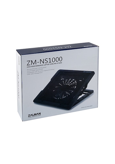Zalman Ns1000, 16&quot , 18cm Fan, 5 Kademeli Ayarlanabilir Yükseklik, Notebook Soğutuculu Stand