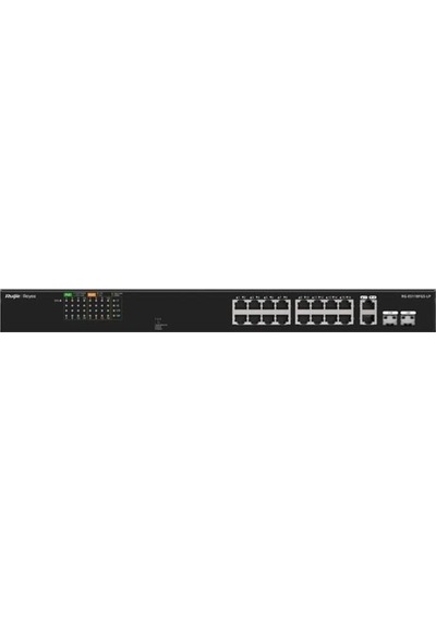 Reyee 16port Rg-es118fgs-lp 10/100 2-uplınk 2-sfp 120w Yönetilemez Poe Swıtch