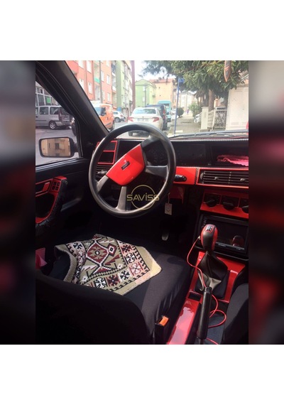 Fiat Tempra Tipo 54 Parça Kırmızı Full Set Torpido Maun Kaplama