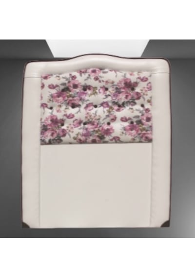 Başlık ALC KARDELEN Model 90 Cm Kapitone Baby Face Pembe Çiçekli Kumaş Döşeme El Yapım