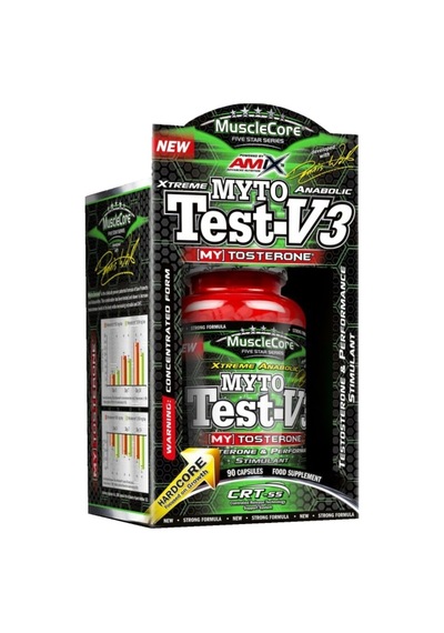 Amix Nutrition Mytotest V3 Test Booster Maca +Astaxanthin + Saw palmetto + rhodiola rosea + Testofen 90