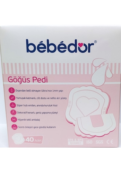 Bebedor Göğüs Pedi 40 Adet İnce Yapı Yeni