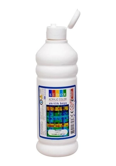 Südor Akrilik Boya 500 Ml Beyaz  Sd1009-13
