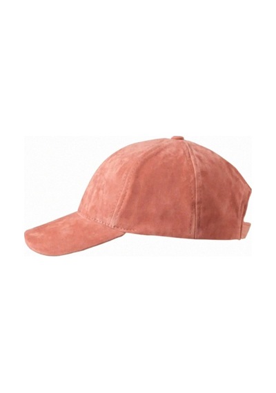 Unisex Vegan Süet Şapka Pudra