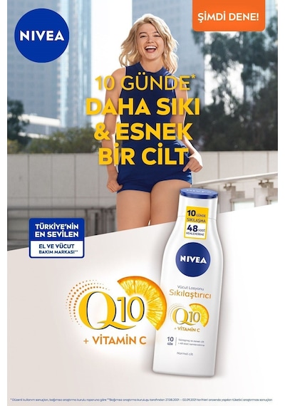 C Vitaminli Q10 Sıkılaştırıcı Ve 48 Saat Nemlendirici Vücut Losyonu 2 X 250 Ml,