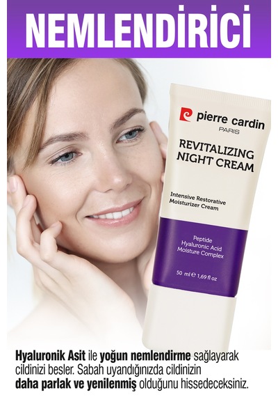 Pierre Cardin ve   Nemlendiricili Yoğun Gece Bakım Kremi 50 ML