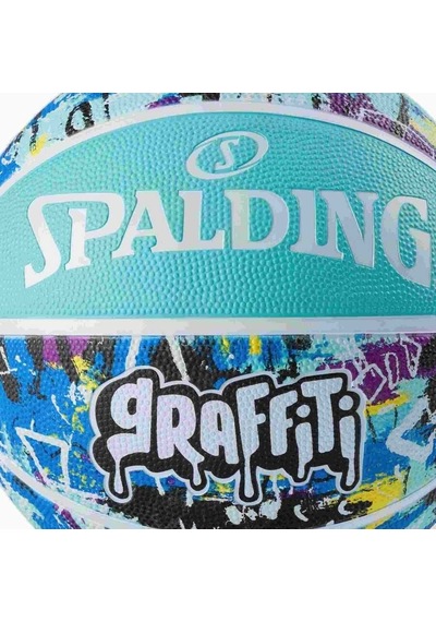 Spalding Blue Graffiti Sz7 2021 Basket Topu 84373z
