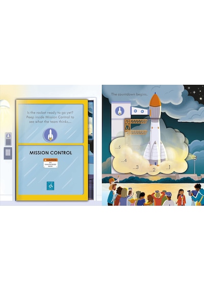 Peep Inside How a Rocket Works - Lara Bryan - Usborne