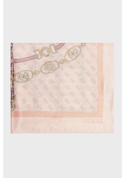 Guess Logolu 70 X 180 Cm Şal Aw5532vıs03 Bayan Şal Aw5532 Vıs03 Bls Pudra