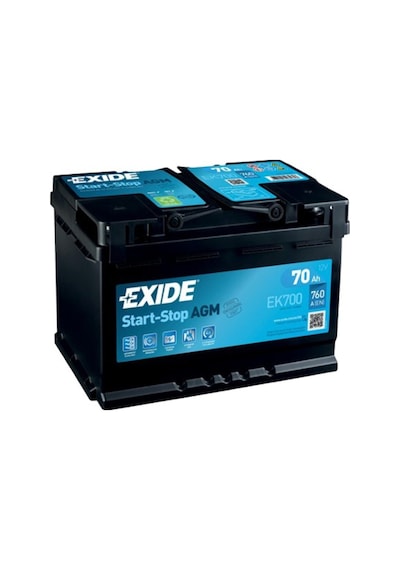 Exide Akü 12V 70 Ah Agm Start-Stop 760A (En) / 536999779