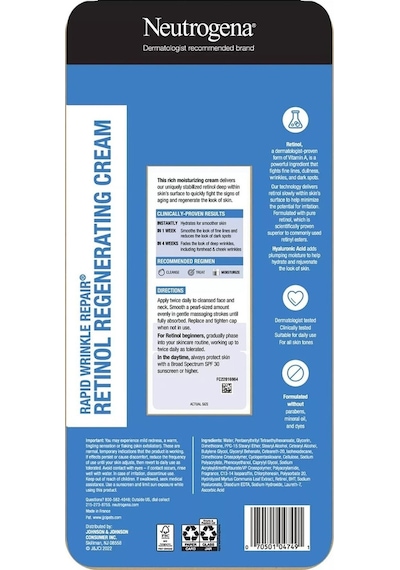 Neutrogena Retinol Yenileyici Bakım Kremi 2 x 48 G