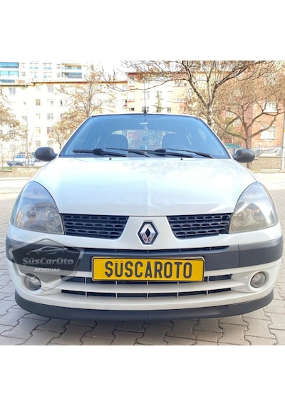 Renault Clio 2 Symbol Hb&sedan 1998-2008 Uyumlu Üniversal H Lip Esnek Ön Lip 2 Parça Karlık Ön Ek 00 Şüscaroto Aksesuar