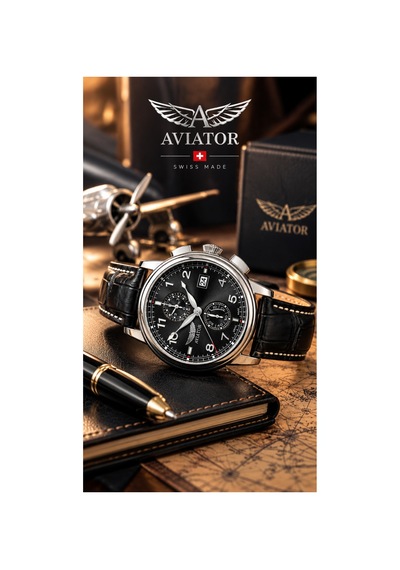 Marka V.2.45.0.405.4 Siyah Deri Kayışlı 45 Mm Kronograf Erkek Kol Saati Safir Cam 10 Atm Su Geçirmez Siyah - 927736670 Gümüş Marka V.2.45.0.405.4 Siyah Deri Kayışlı 45 Mm Kronograf Erkek Kol Saati Safir Cam 10 Atm Su Geçirmez Siyah - 927736670 Gümüş