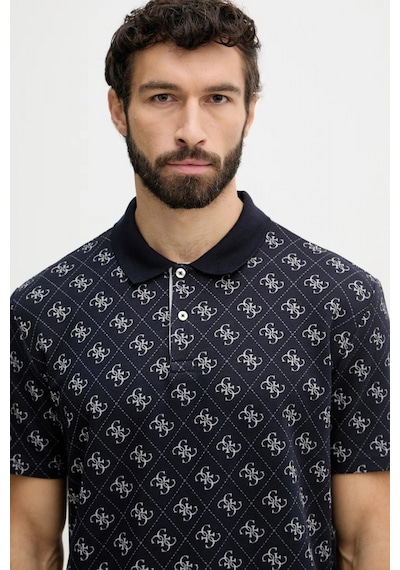 Guess Kısa Kollu Tamamı 4g Jakarlı Polo Yakalı Erkek Lacivert Polo T-shirt M6gp04k3073-fbdb Lacivert Guess Kısa Kollu Tamamı 4g Jakarlı Polo Yakalı Erkek Lacivert Polo T-shirt M6gp04k3073-fbdb Lacivert