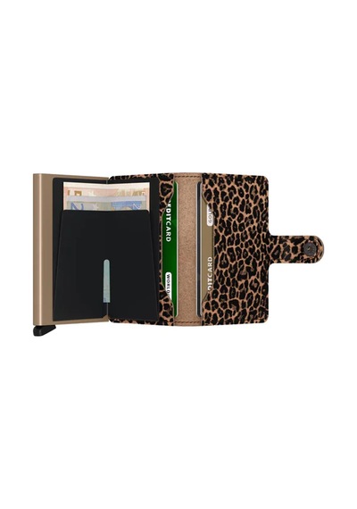 Secrid Miniwallet Kartlık Cüzdan Leo Beige Çok Renkli