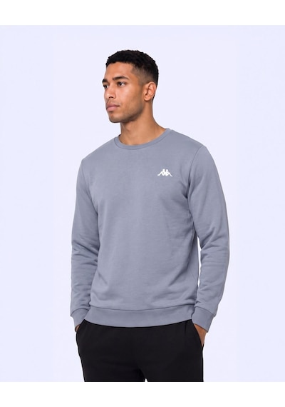 Kappa Tanner Erkek Gri Regular Sweatshirt