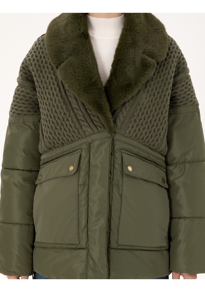 Pierre Cardin Kadın Haki Mont 50290341-vr027 Haki