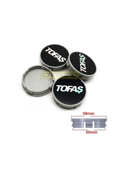Tofaş Uyumlu Yazı Jant Göbek Arması 55-58Mm Ppm