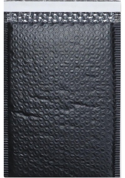 Balonlu Siyah Kargo Poşeti 20x30+5 Cm - 25 Adet